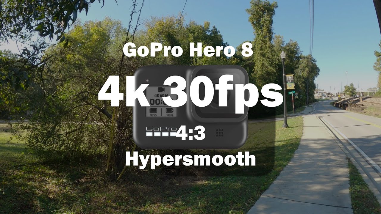 GoPro Hero 8 Black | 4k@30fps | 4:3 | Hypersmooth