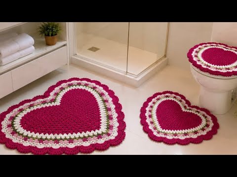 TULIP HEART BATHROOM SET step by step