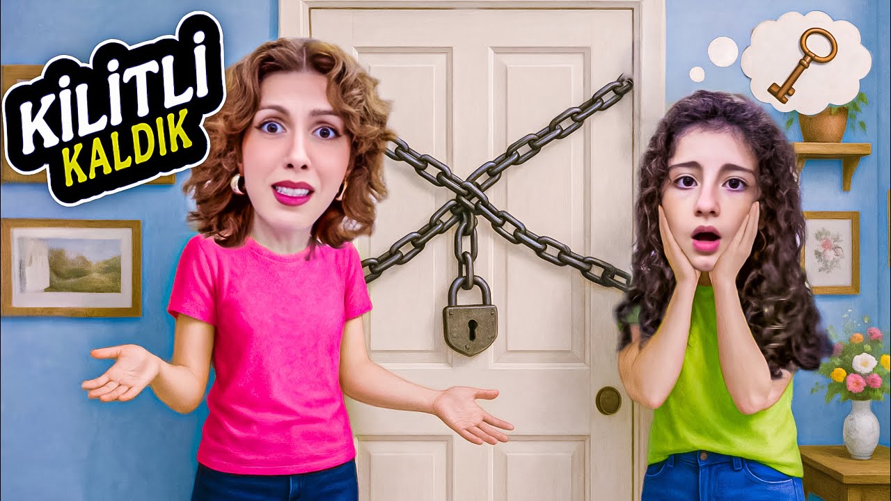 ESMANUR'UN ANNESİNİN YÜZÜ! ESMANUR VE SARA ABLA ODADA KİLİTLİ KALDI!! | Esmanur ve Sara
