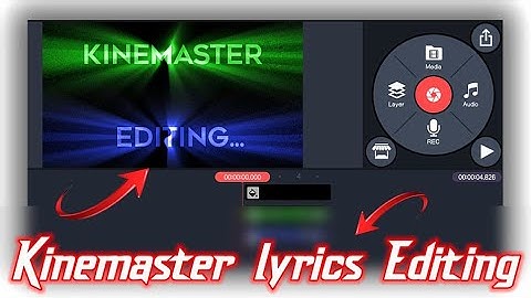 How To Make Light Ray Text Animation video editing in kinemaster in hindi