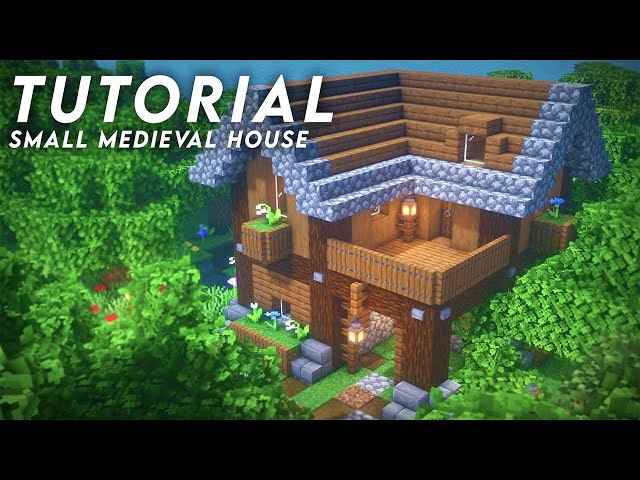 Minecraft Casa Medieval/Medieval House - TUTORIAL #tutorial #fyp #mine