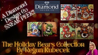 A TRIPLE Holiday Sneak Peek from The Diamond Design Co!! Holiday Bears by Regan Kubecek!