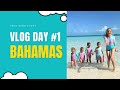 Bahamas day 1 flight with 2 sets of twins vacation house tour enjoying 1st day on the island