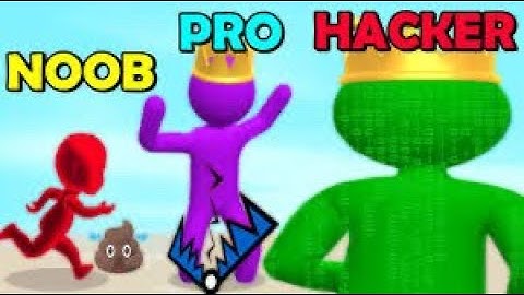 NOOB vs PRO vs HACKER in Giant rush | New Update for Mobile (iOS, Android) | Levels 8-10