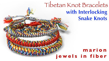 Tibetan Knot Bracelet | Interlocking Snake Knots the Easy Way!