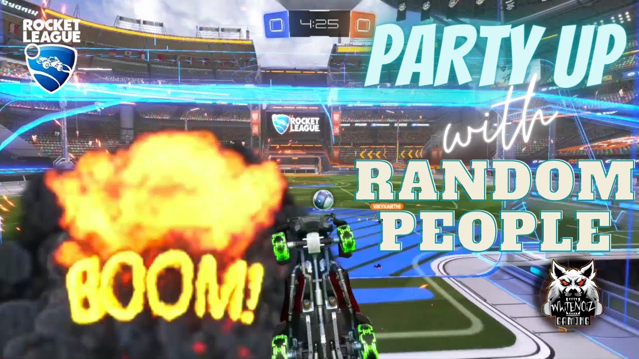 Rocket League: Party Up With Random People - Gameplay HD 1080p