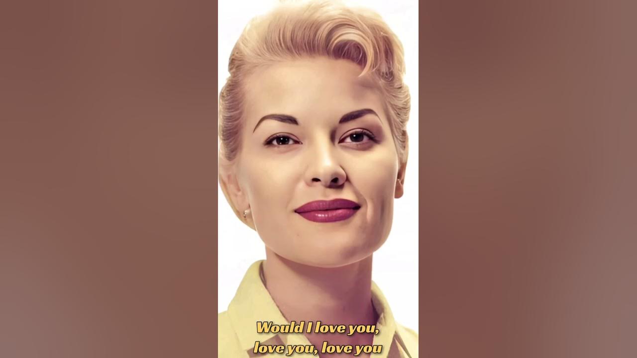Patti page would i love you with lyrics youtube