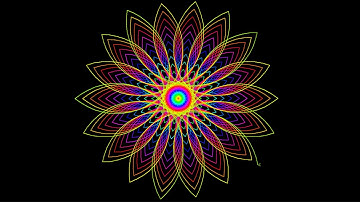 Hypnotic Python Spirograph: Drawing Perfect Shapes #pythonturtle #coding #viral #flowerart #python