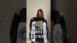 how to style varcity jacket🧥
