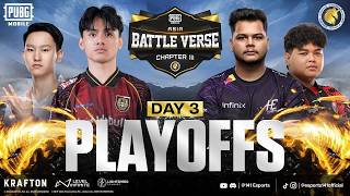 Download Lagu NOBAR [EN] PUBGM BATTLE VERSE ASIA CHAPTER III PHASE 1 PLAYOFFS D3 | FT. #AE #APG #BTR #HORAA #DRS MP3