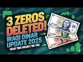 🚨 IRAQI DINAR 2025: The TRUTH About Deleting Three Zeros! (Must Watch) 🇮🇶