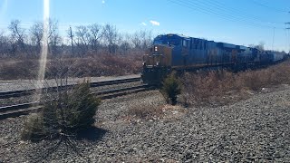 CSX 3129 ES44AC-H LEADS M810 with Nice Engineer! 3/14/26