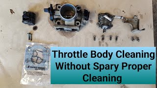Throttle Body Cleaning || Throttle Proper Cleaning || Throttle Body Cleaning In Wagonr Cng ||