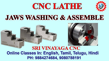 CNC TURNING JAWS BORING AND ASSEMBLE #jawsboring #jawswashing #cnclathe