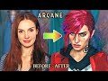 Vi   arcane  cosplay transformation