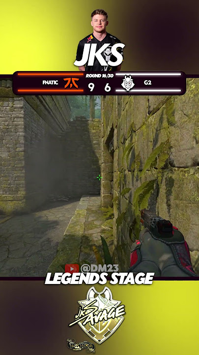 jks - 4 quick Glock HS kills - The Last CS:GO Major - BLAST Paris Major 2023 #csgo #shorts