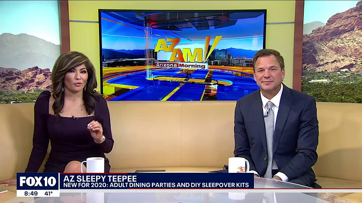 Fox 10 Segment with Renee Nelson and AZ Sleepy Tee...