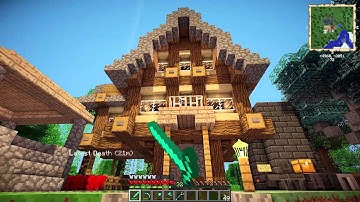 FTB Unleashed-New House Timelapse