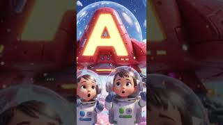 ABC Space Adventure for Toddlers | Learn Letters &amp; Numbers #kidscartoon #abc  #shorts
