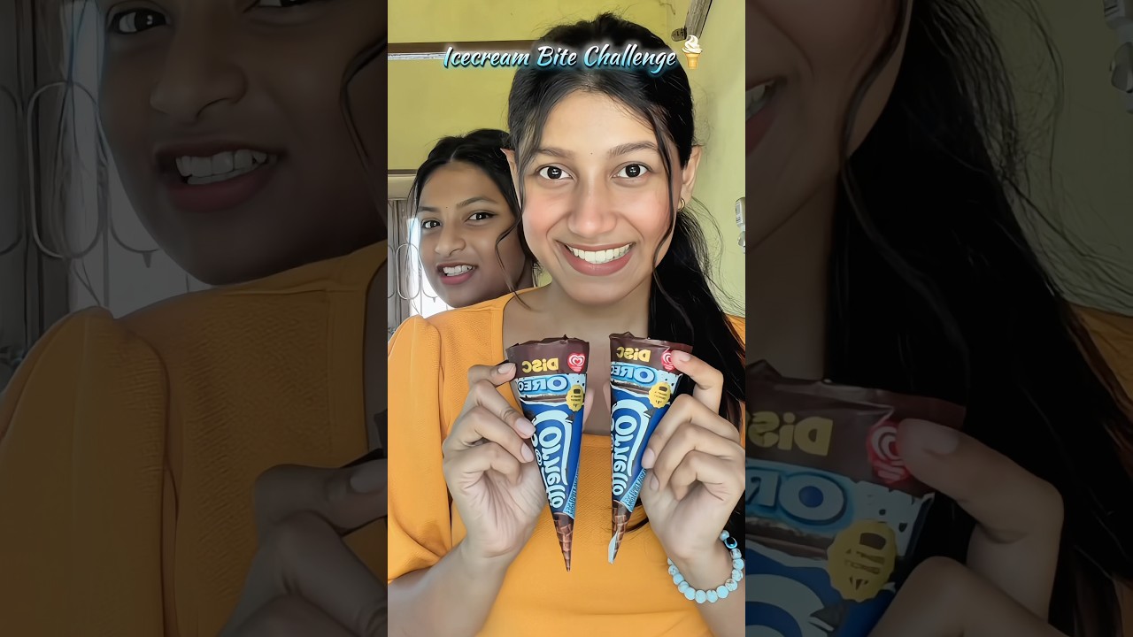 Icecream Bite Challenge🍦😋