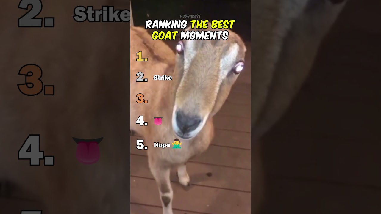 Ranking The Best Goat Moments