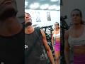 Baptista tenta impressionar marcela gym renatocariani balestrin baptistamiranda marcelamattos