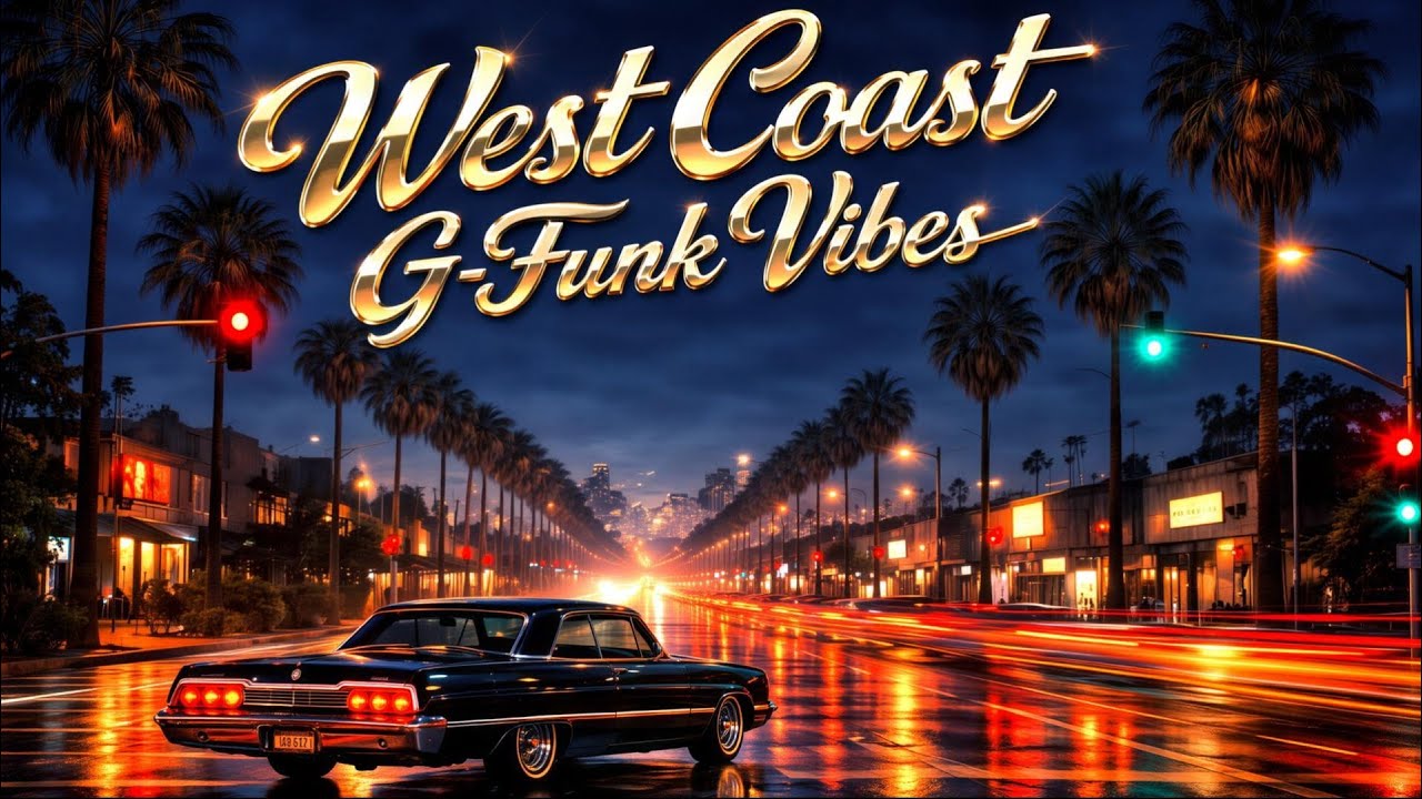 West Coast G Funk Vibes 🌅 Snoop Dogg, 2Pac, Biggie, Dr Dre, Ice Cube, Nate Dogg, Warren G Inspired