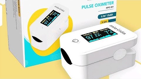 Mievida Finger Tip Pulse Oximeter (FDA & CE Approved) with OLED Display,