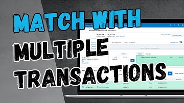 Match a bank statement line to multiple transactions in Xero