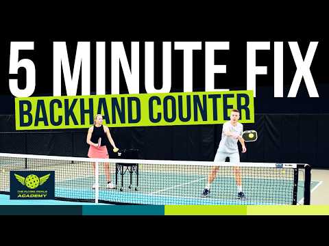 Fix Your One-Handed Backhand Counter in 5 Minutes