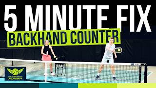 From Wristy to Weapon in 5 Minutes: One-Handed Backhand Counter (Coached by a Pro)