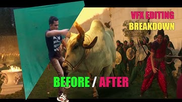 Bahubali 2 Behind The Scenes before and after vfx breakdown video | bahubali 2 before and after