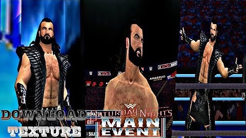 DREW MCINTYRE DOWNLOAD TEXTURES AND PAC MODEL (SATURDAY NIGHTS MAIN EVENT 2025)