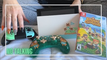 🎮Nintendo Switch unboxing!📦 ~ ASMR ~ tapping and scratching ~ no talking