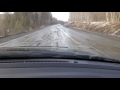 Ужасная дорога из города Бодайбо в Артемовский