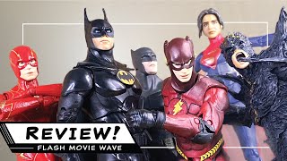 McFarlane BATMAN + FLASH Movie SPEED Review! | DC Multiverse