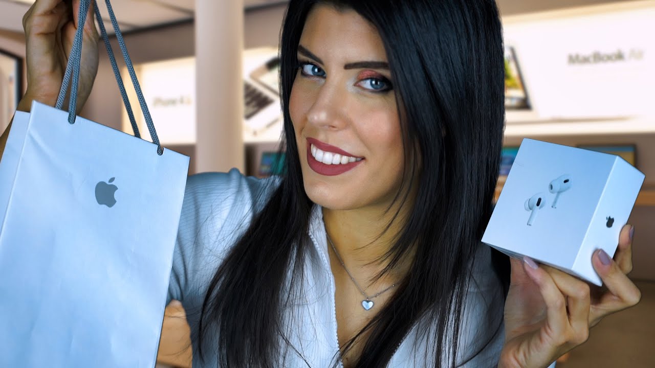 ASMR  APPLE STORE • ROLEPLAY (Apple Watch e AirPods Pro ⌚)