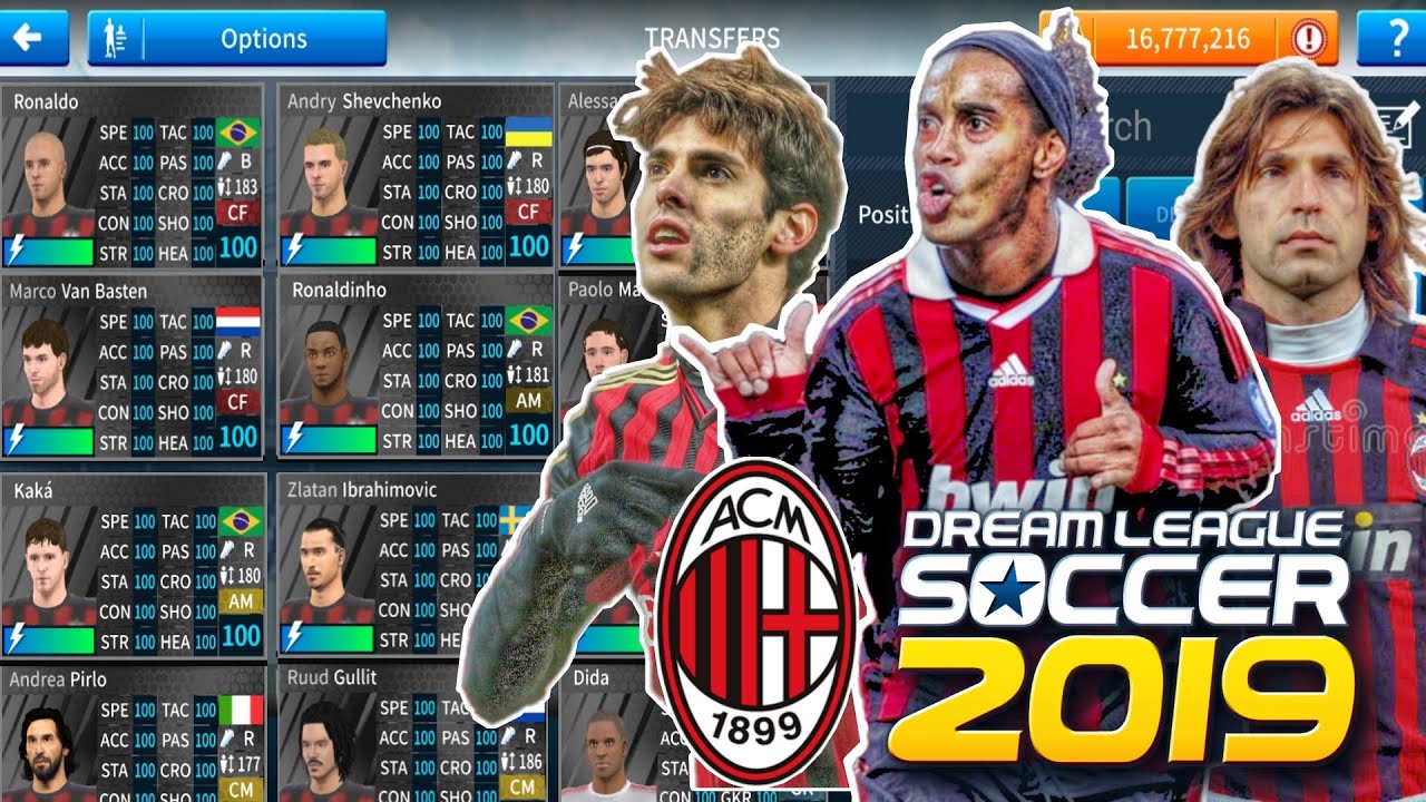 Hướng Dẫn Hack Đội Hình Ac Milan Huyền Thoại Trong Dream League Soccer |  Lpt - Youtube