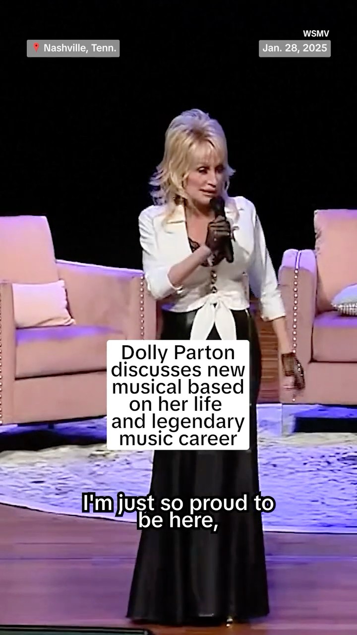 Dolly Parton discusses new musical about her life and legendary music career