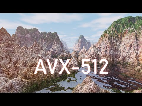 Software Rendering on the CPU with AVX 512 - Colorful Terrain