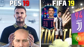 FIFA 19 vs PES 2019 Pack Opening Animation!