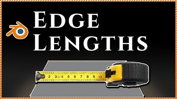 How to SHOW MEASUREMENTS in Blender - EDGE LENGTH, FACE AREA, ANGLES
