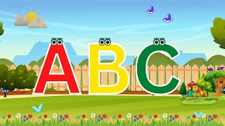 ABC Song | For Kids & Toddlers | English Vocabulary | Learn Alphabet & Animal Names | Nursery Rhymes