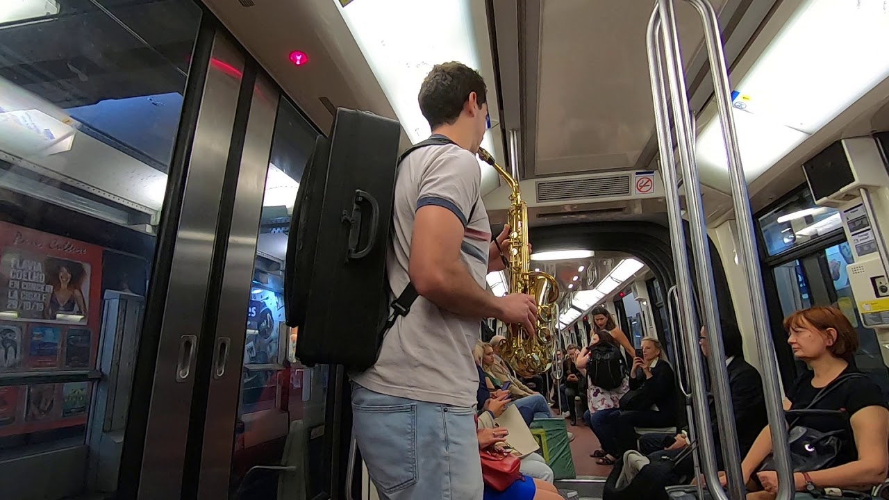 The best metro saxophone in Paris YouTube