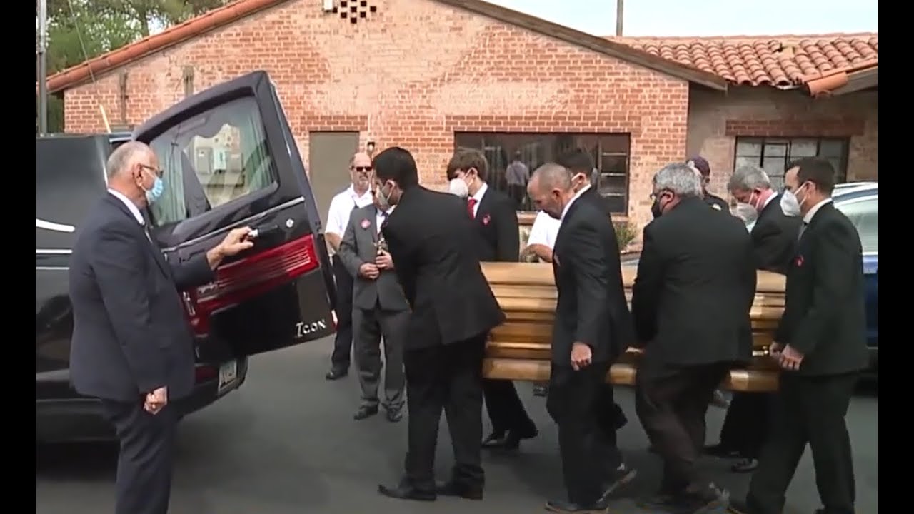 Professor Thomas Meixner's wife and sons give heartfelt speeches at his funeral