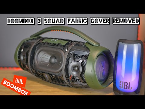 JBL Boombox 3 Squad - Fabric Cover Removed 