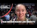 Paige Bueckers reaches 1,000 career points at UConn 👏 | ESPN College Basketball