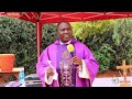 Fr. peter  Muema Preaching During Burial ceremony of Sabina Mbula Ndambuki