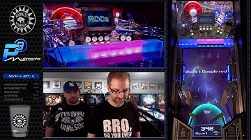 Multimorphic P3 pinball gameplay: Lexy Lightspeed Escape from Earth, Secret Agent Showdown and ROCs