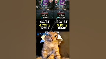 i3 14100F vs i7 10700K – Shocking Results! ⚡#benchmark  #intel #cpu